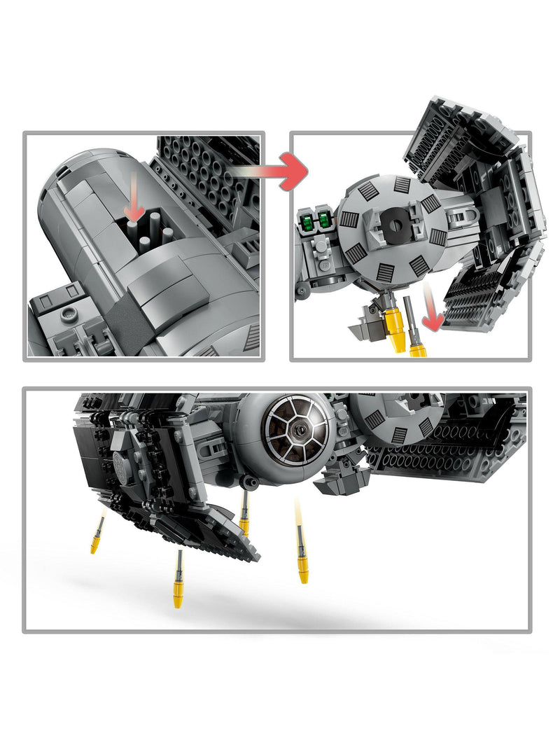 LEGO Star Wars TIE Bomber buildable toy set 625 pieces, UK version