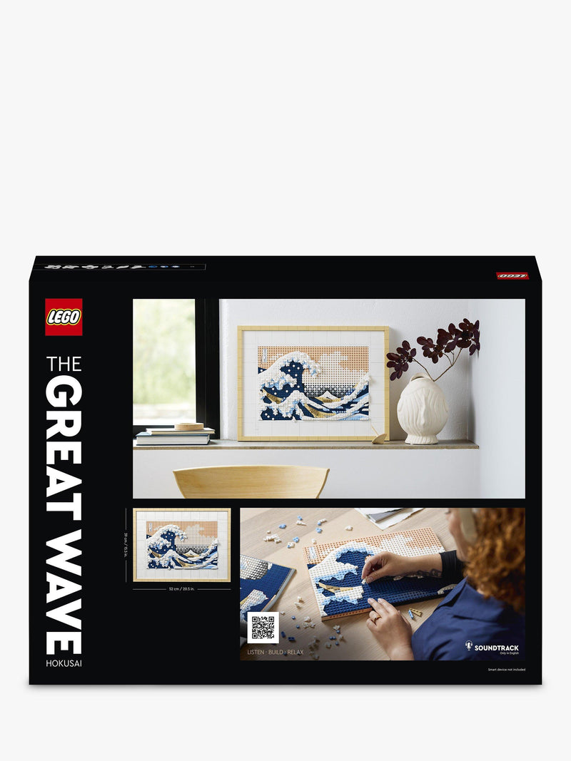 Great Wave Dimensional Wall Art Building Set 1810 Pieces
