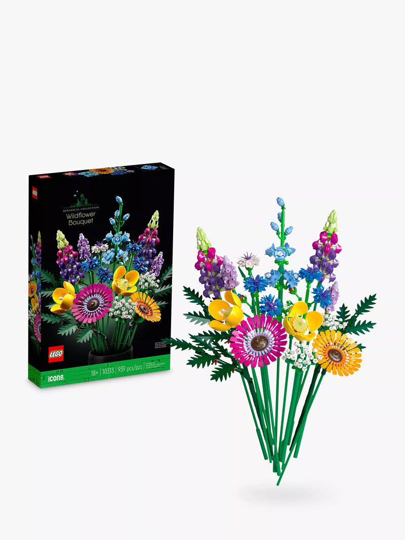 LEGO Wildflower Bouquet building set 939 pieces, imported from the UK