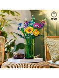 LEGO Wildflower Bouquet building set 939 pieces, imported from the UK