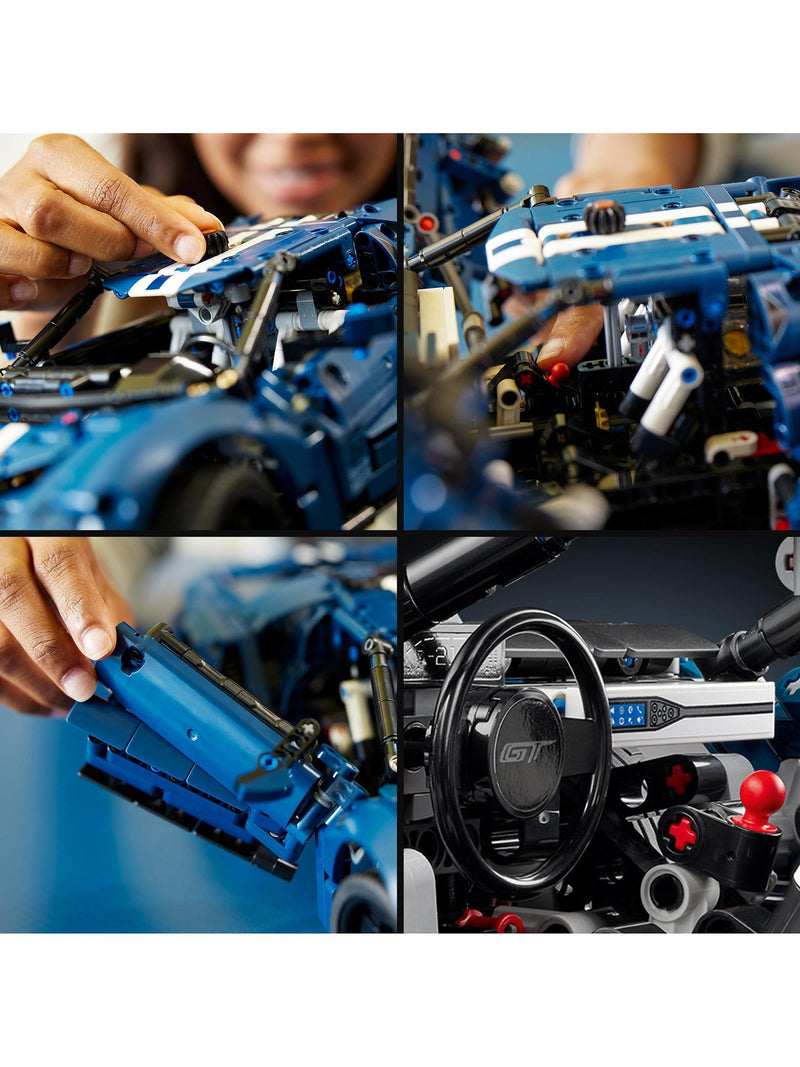 LEGO Technic 2022 Ford GT car model building set 1466-piece, UK version