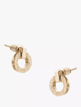 John Lewis Tutti Palm Collection Textured Circle Stud Earrings- Buy online at McGrocer
