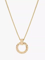John Lewis Tutti Palm Collection Textured Circle Pendant Necklace- Buy online at McGrocer