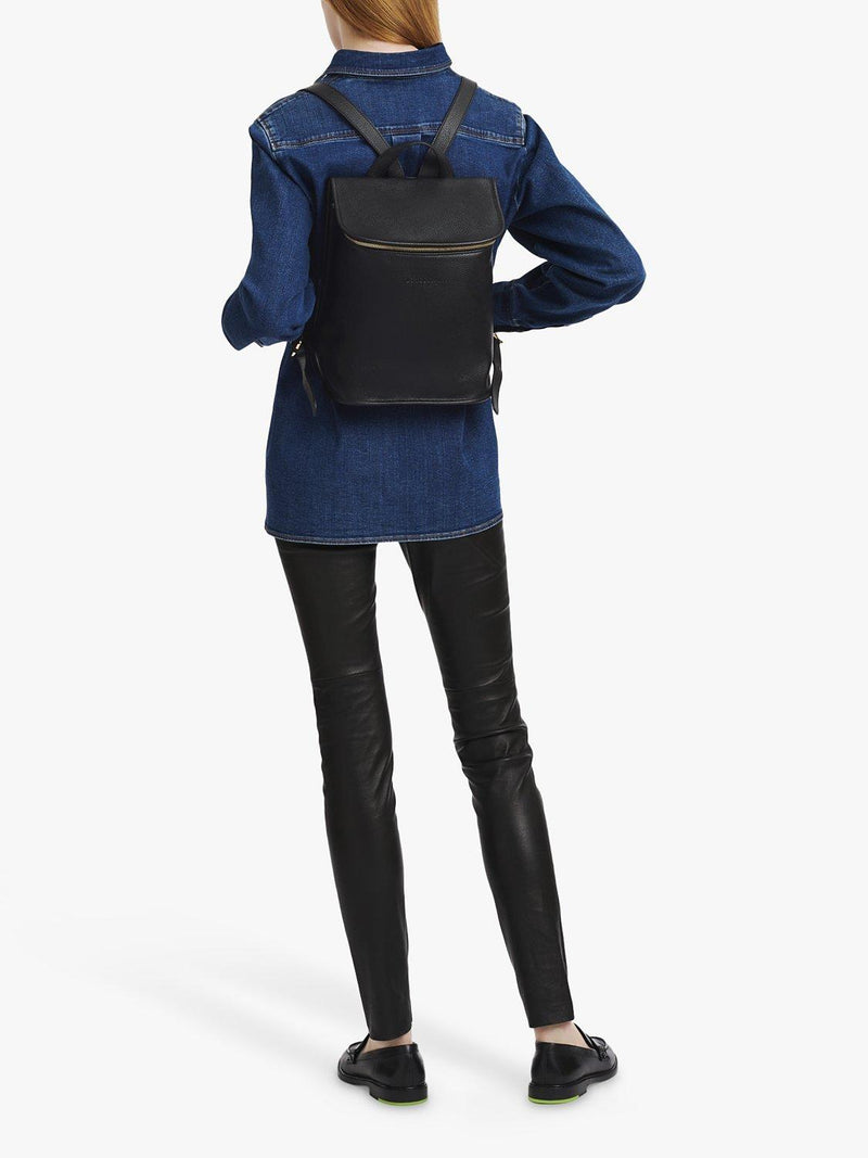 Longchamp Le Foulonné leather backpack, imported from the UK