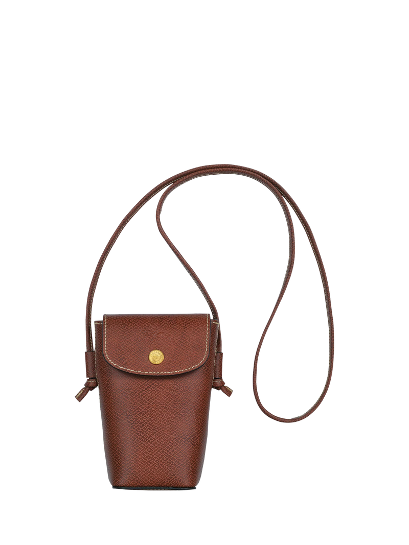 Longchamp leather cross body phone pouch (British brand)