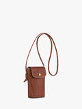Longchamp leather cross body phone pouch (British brand)