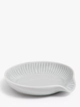 John Lewis John Lewis Leckford Fine China Spoon Rest, Grey- Buy online at McGrocer