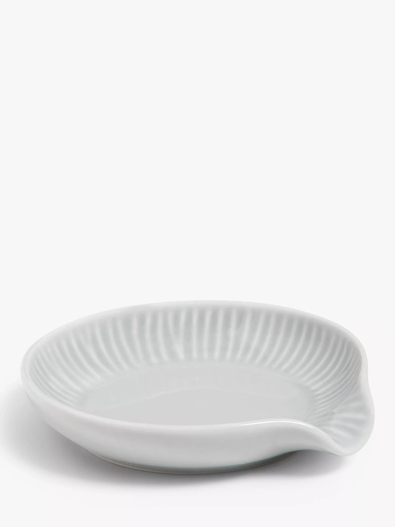 John Lewis Leckford fine china spoon rest, UK version