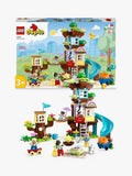 3-in-1 Tree House Construction Set with Animal Figures for Toddlers 36 Months+