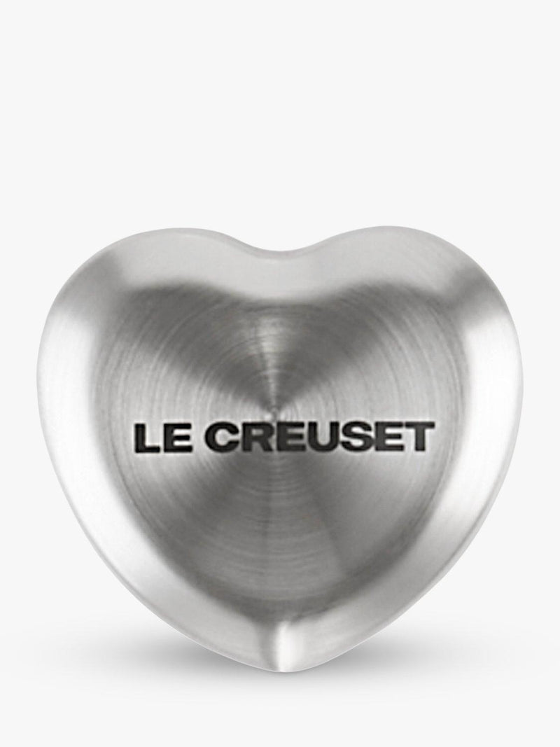 Le Creuset heart-shaped stainless steel knob for cast iron casserole, UK version