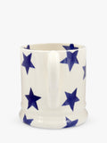 Emma Bridgewater Blue Star Half Pint Mug Cream/Blue 300ml - British product