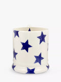 Emma Bridgewater Blue Star Half Pint Mug Cream/Blue 300ml - British product