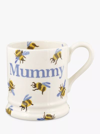 John Lewis Emma Bridgewater Bumblebee 'Mummy' Half Pint Mug, 300ml- Buy online at McGrocer