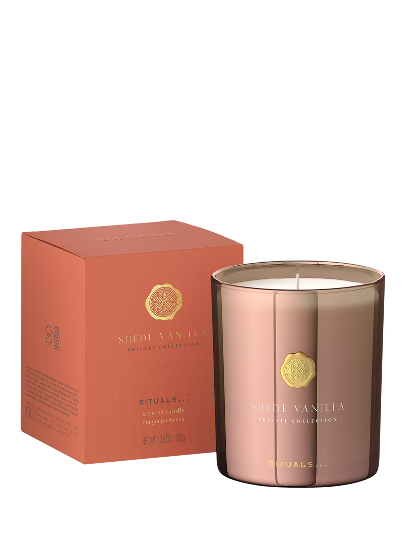Rituals Suede Vanilla scented candle 360g, UK version