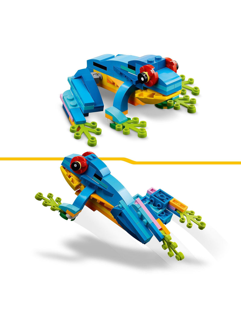 LEGO Creator 3-in-1 Exotic Parrot building set with 253 pieces, UK version