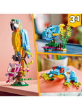 LEGO Creator 3-in-1 Exotic Parrot building set with 253 pieces, UK version