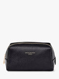 Aspinal of London medium pebble leather makeup bag, UK version