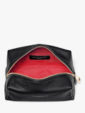 Aspinal of London medium pebble leather makeup bag, UK version
