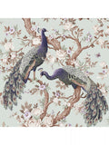Laura Ashley Belvedere wallpaper with peacock design, UK version