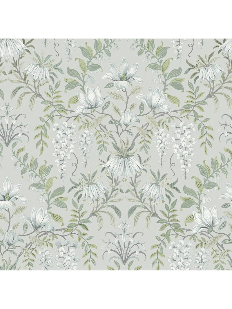 Laura Ashley Parterre floral patterned wallpaper, UK version