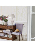 Laura Ashley Cottonwood wallpaper leaf design, UK version