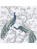 Wallpaper with Striking Peacock Design