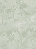 Laura Ashley Eglantine Silhouette Wallpaper in Eau de Nil, UK version
