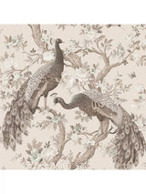 Wallpaper with Striking Peacock Design
