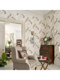 Laura Ashley Belvedere wallpaper with peacock design, UK version