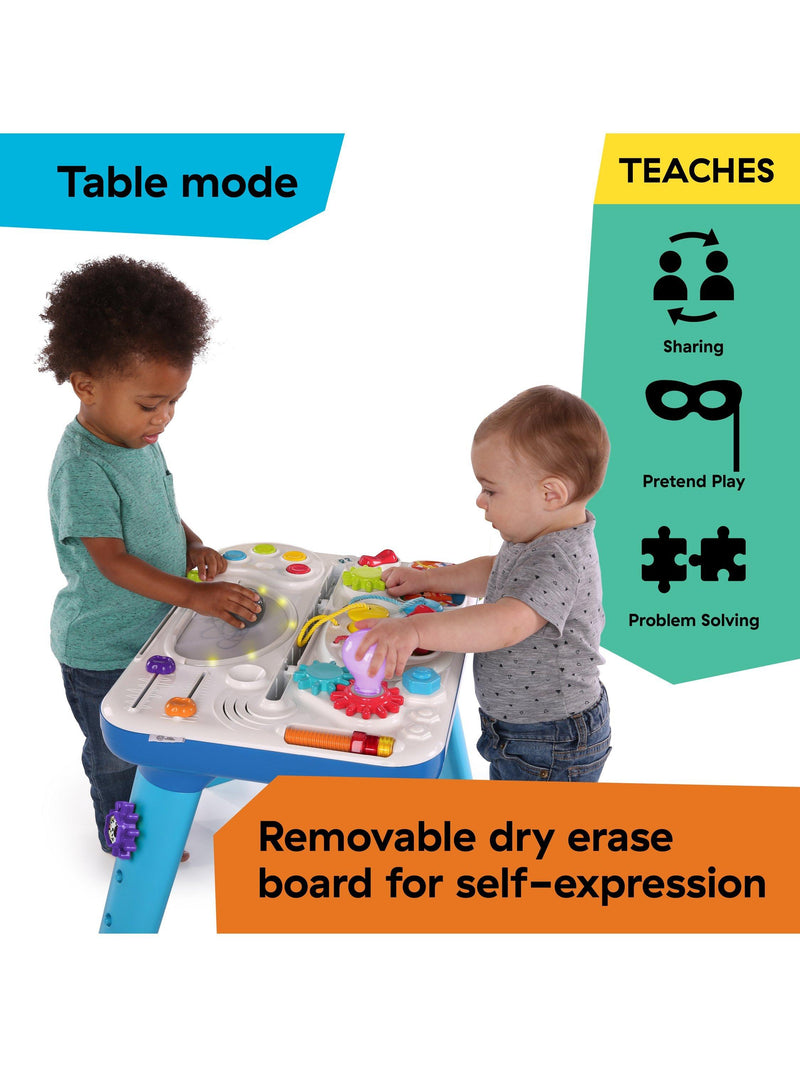 Baby Einstein Curiosity Table activity station with gears and lights - British product