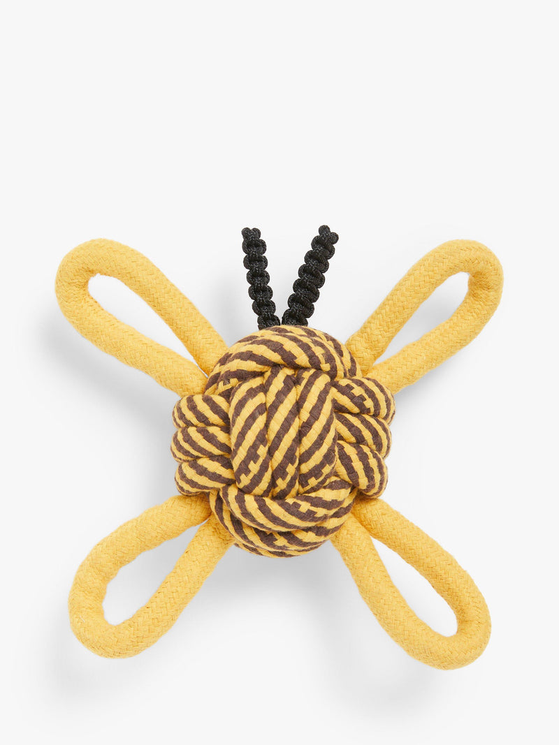 John Lewis chevron stripe rope dog toy for small to medium dogs, UK version