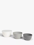John Lewis nesting plastic mixing bowls set of 3 grey, UK version