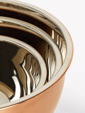 John Lewis nesting mixing bowls copper set of 3 - British product