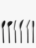 John Lewis silicone kitchen utensil set of 6 black (British brand)