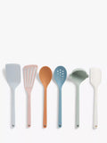 John Lewis kitchen utensils set in pastels, set of 6, UK version