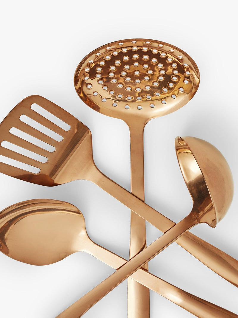 John Lewis copper kitchen utensils set of 4, UK version