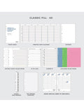Filofax A5 leather personal organiser, imported from the UK