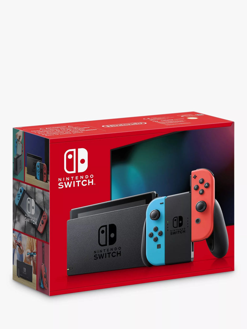 Nintendo Switch 1.1 console Neon Red/Blue 32GB - British product