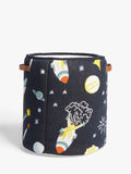 John Lewis outer space knit storage basket blue - British product