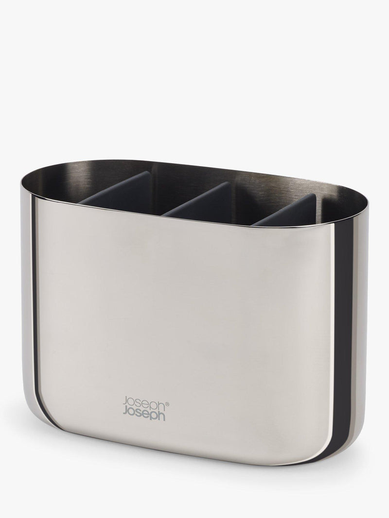 Joseph Joseph large toothbrush caddy stainless steel, UK version