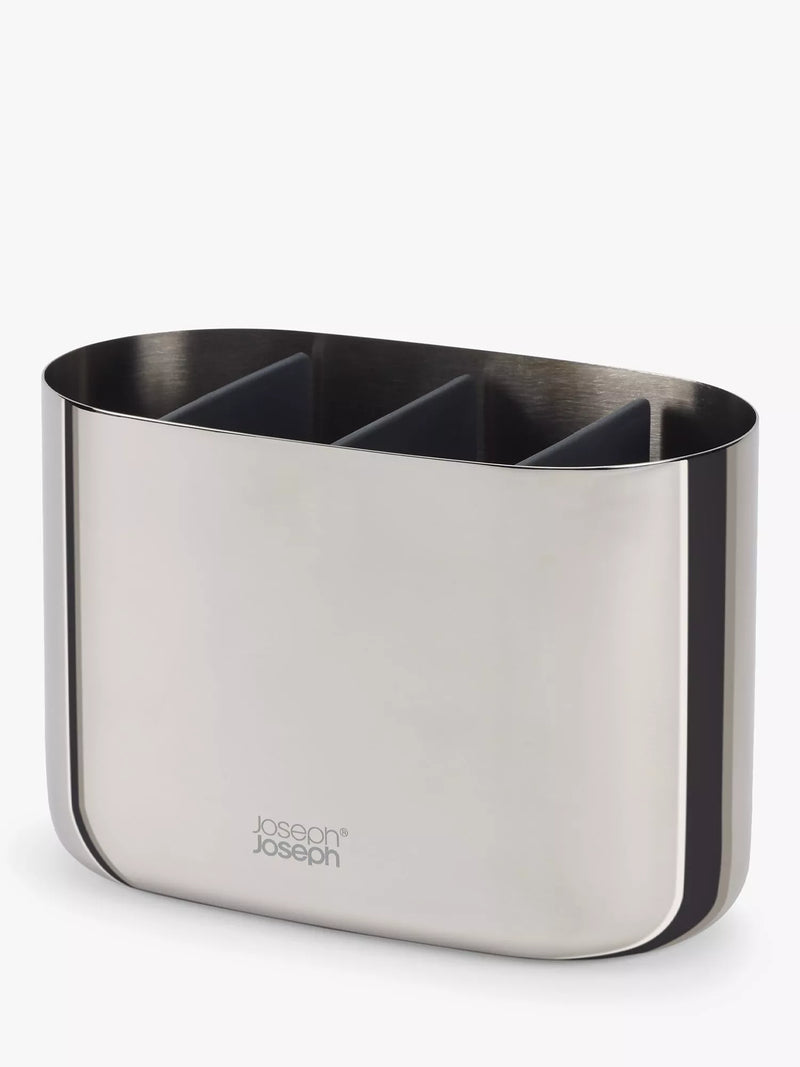 Joseph Joseph large toothbrush caddy stainless steel, UK version