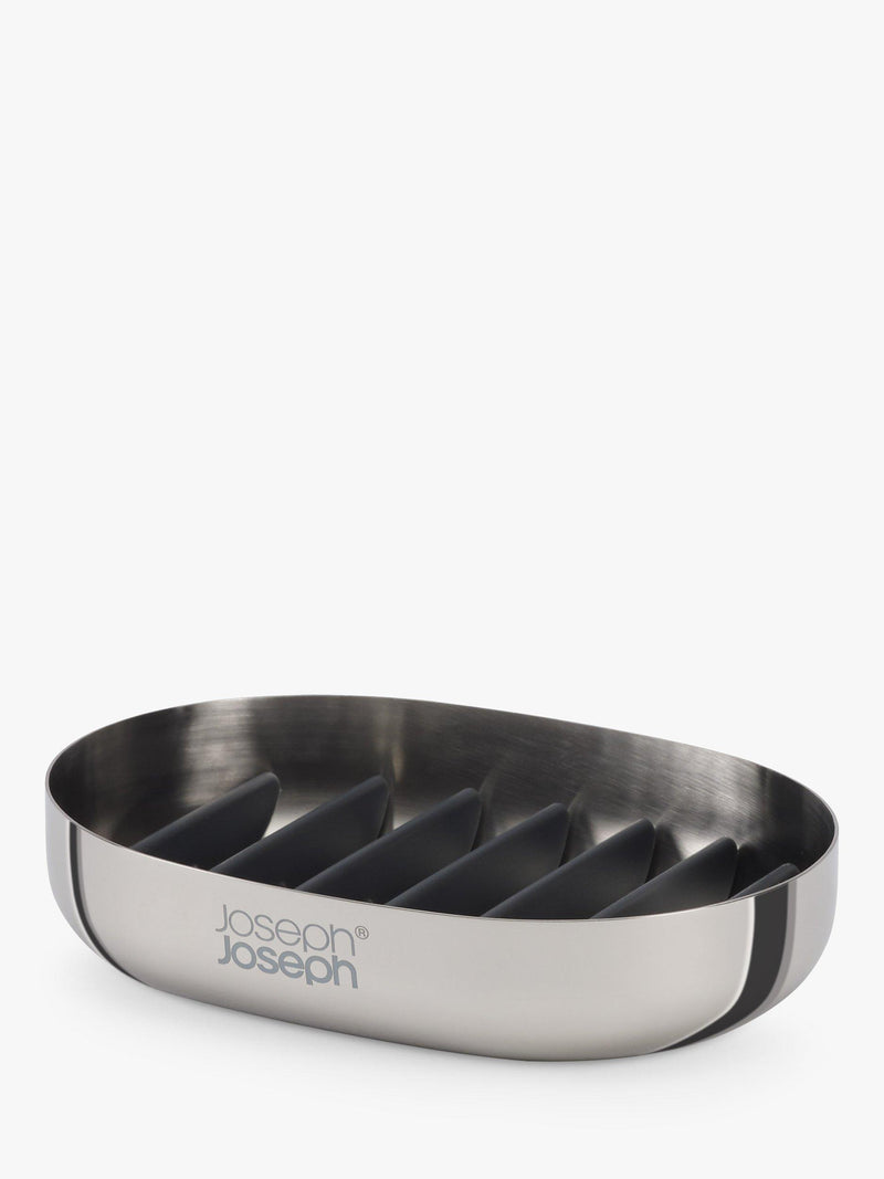 Joseph Joseph smart stainless steel soap dish, UK version