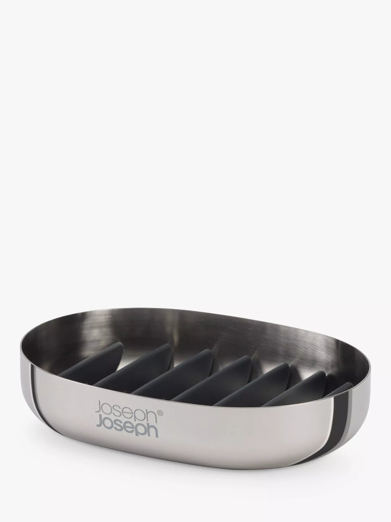 Joseph Joseph smart stainless steel soap dish, UK version