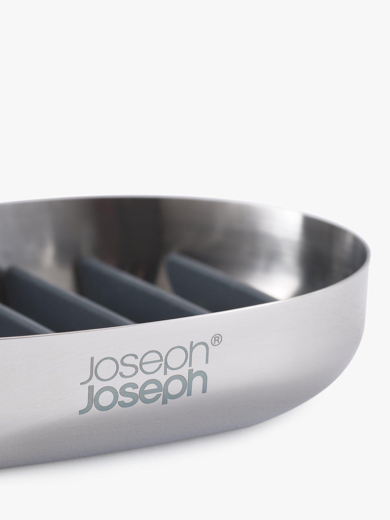 Joseph Joseph smart stainless steel soap dish, UK version