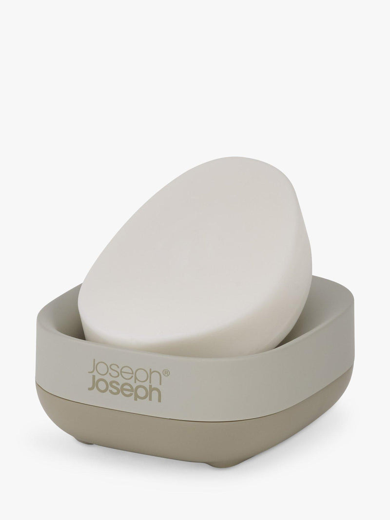 Joseph Joseph slim angled soap dish in ecru, UK version