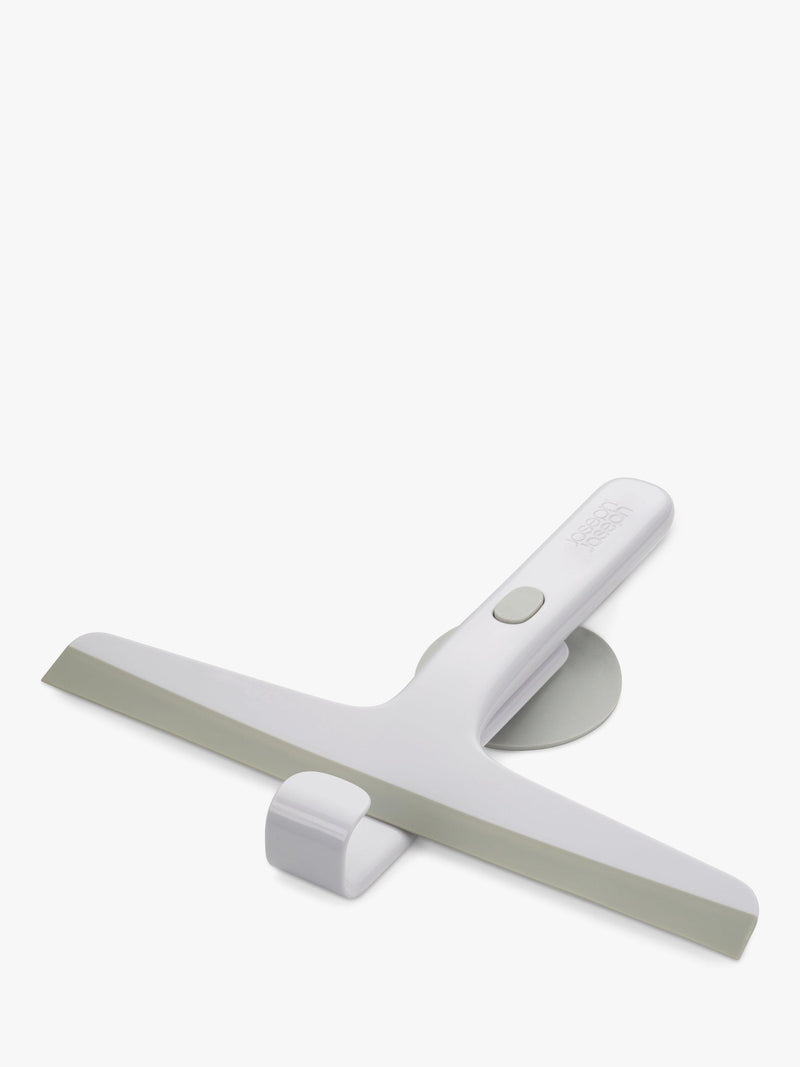Joseph Joseph compact shower squeegee with storage holder, grey, UK version