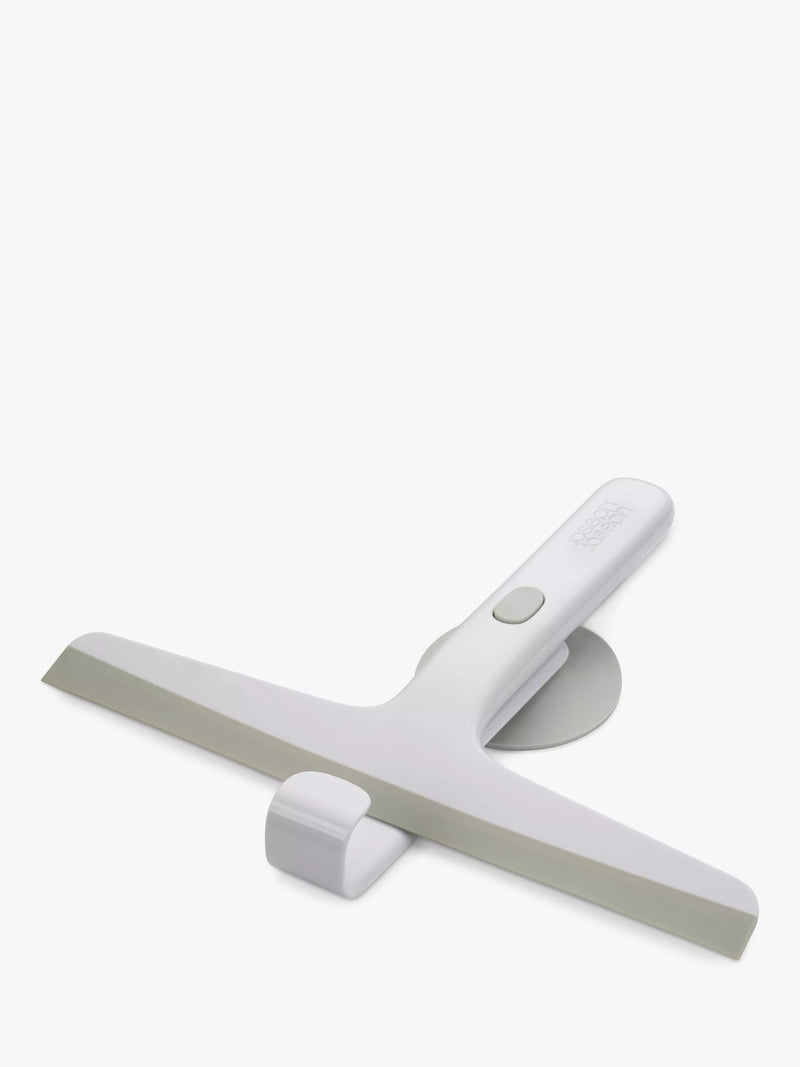 Joseph Joseph compact shower squeegee with storage holder, grey, UK version
