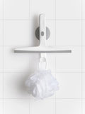 Joseph Joseph compact shower squeegee with storage holder, grey, UK version