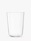 LSA International Arc stackable glass tumblers 550ml set of 4, UK version