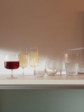 LSA International Arc stackable glass tumblers 550ml set of 4, UK version